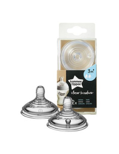 Биберони за хранене Tommee Tippee Easi-Vent Medium 2 капки 3m+ 2 бр. TT0005