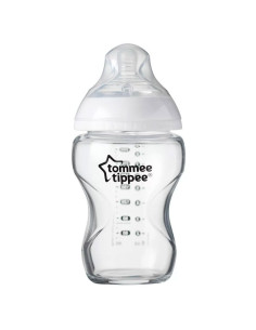 Бебешко шише стъклено Tommee Tippee Easi-Vent, 250 мл