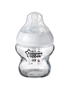Бебешко шише стъклено Tommee Tippee Easi-Vent, 150 мл