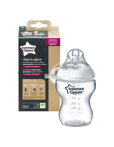 Шише за хранене Tommee Tippee Easi-Vent 260ml 0m+ TT0019