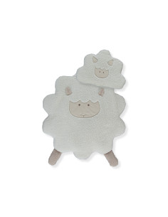 Bebetto - Плюшена постелка за повиване Happy Sheep P525, унисекс, 70 см. 2