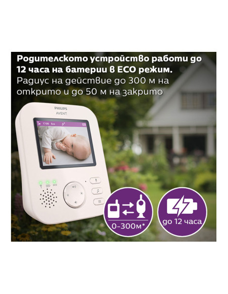 Дигитален видео бебефон Philips-Avent SCD881/26