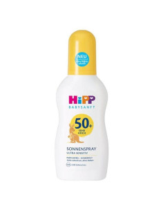 HIPP Babysanft 90803, слънцезащитен спрей, за Бебе SPF 50+, 150 мл