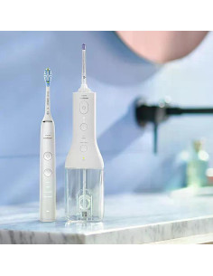 Комплект Орален душ Philips Sonicare Power Flosser 3000 Interdental и Звукова електрическа четка за зъби Diamond Clean серия  2