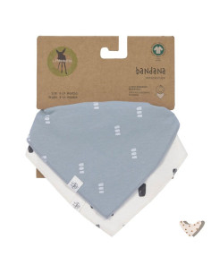 Лигавник бандана Lassig Cozy Colors Wear, GOTS, 2 броя