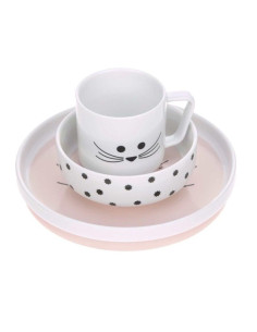 Детски комплект за хранене Lassig, Little Chums Mouse, 3 части 2