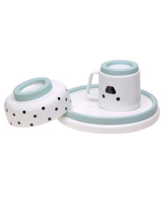 Детски комплект за хранене Lassig, Little Chums Dog, 3 части 2