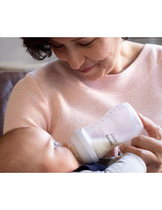 Комплект шишета 3х260мл с биберон без протичане 1м+ Philips-Avent Natural Response 3.0