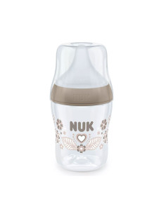 Бебешко пластмасово шише Nuk Termo Control Perfect Match, 150 мл, силиконов биберон S, 0-3м, сърце 2