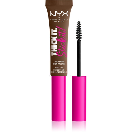 NYX PROFESSIONAL MAKE UP THICK IT STICK IT! Спирала за вежди Brunette , 7 мл