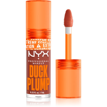 NYX PROFESSIONAL MAKEUP DUCK PLUMP Гланц за устни за обем 05 brown of applouse