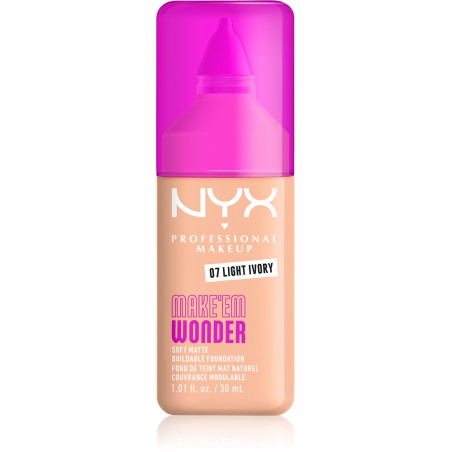 NYX PROFESSIONAL MAKEUP MAKE 'EM WONDER LIGHT IVORY Фон дьо тен 07