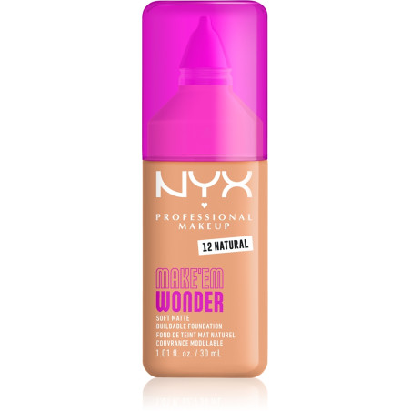 NYX PROFESSIONAL MAKEUP MAKE 'EM WONDER NATURAL Фон дьо тен 12