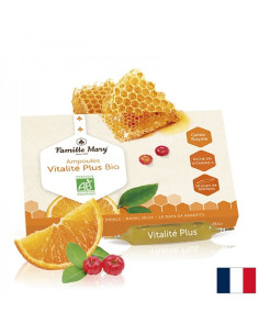 Жизненост и силен имунитет Виталити плюс био с пчелно млечице, портокал и ацерола 10 бр. ампули за пиене