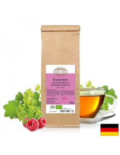 Био чай за женския хормонален баланс - С роза, малина, бял равнец, маточина, коприва и шапиче, 100 g