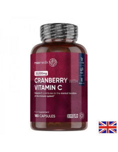 Уринарно здраве Червена боровинка 500 mg + Витамин С 100 mg 180 капсули