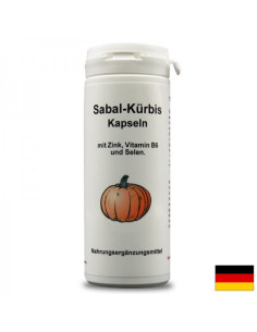 Sabal-Kürbis Сао Палмето с тиквени семена, витамини и минерали 100 капсули