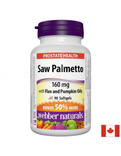 Saw Palmetto With Flax And Pumpkin Oils Сао палметто (с ленено и тиквено масло) 90 софтгел капсули