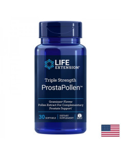 Triple Strength ProstaPollen Грижа за простатата 30 софтгел капсули