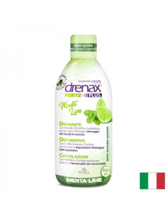 Диуретична детокс формула Дренакс - Drenax с бяла бреза, касис и сладка детелина 750 ml, 16 дози, с вкус на мента и лайм