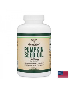 Масло от тиквено семе За пикочния мехур и простатната жлеза 1000 mg, 180 капсули за 3 месеца прием