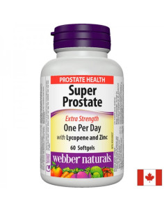 Super Prostate Extra Strength/ Формула в подкрепа на простатата с Ликопен и Цинк х 60 софтгел капсули