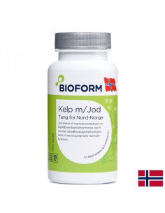 Щитовидна жлеза Келп (кафяви водорасли) 600 mg х 90 капсули