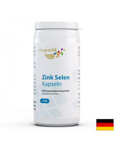 Цинк + Селен - щитовидна жлеза, 100 капсули