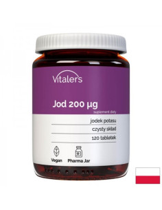 Щитовидна жлеза Йод 200 µg х 120 таблетки