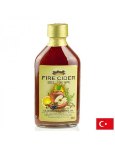 Натурален билков сироп с ябълков оцет и пчелен мед Силен имунитет и добро храносмилане 200 ml, 10 дози