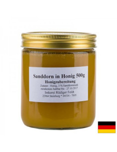 Облепиха (ракитник) в мед Sanddorn in honig 500 g
