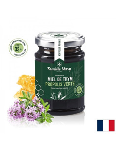 Пчелен мед от дива мащерка + зелен прополис PAOT 33+ 200 g