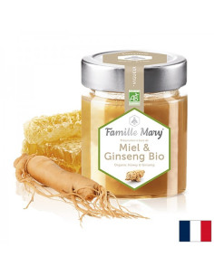 Miel - Ginseng Bio/ Organic Honey and Ginseng Био мед от горски цветя + женшен 170 g
