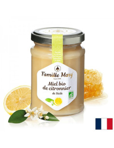 Био пчелен мед от лимоново дърво Miel bio de citronnier de Sicile 230 g