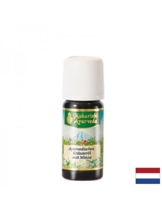Нервна система Аюрведично билково масажно масло с мента 10 ml
