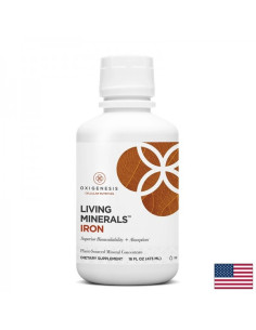 При анемия Течно желязо Living Minerals 473 ml