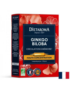 Памет и концентрация Гинко Билоба 20 ампули за пиене