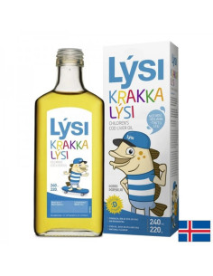 Омега-3 – масло от черен дроб на исландска риба треска EPA – 690 mg, DHA – 1290 mg (+ витамини А - D3) 2390 mg, 240 ml