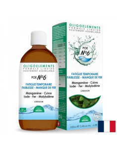 Анемия - Манган, Мед, Йод, Желязо, Молибден с екстракт от Кресон POE N6, 100 ml