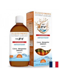 Антиоксидант - Мед, Манган, Селен, Витамин А и Е + екстракт от морков POE N4, 100 ml