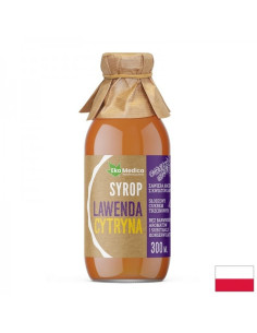 Сироп от лавандула с ацерола и натурален витамин С Успокояващ и невростабилизиращ ефект 300 ml, 15 дози
