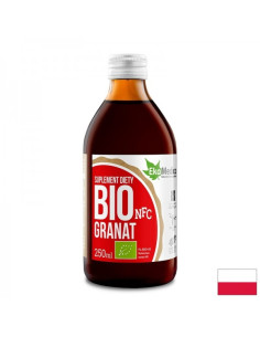 Био сок от нар с ацерола и натурален витамин С Антиоксидант и тоник за енергия 250 ml, 5 или 10 дози