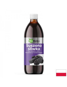 Сок от сушени сини сливи с каму-каму и натурален витамин С Храносмилане и сърдечносъдово здраве 500 ml, 10 или 20 дози