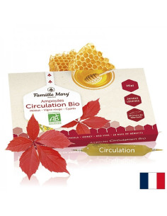 Подобряване на кръвообращението 10 броя ампули със сок от бяло грозде, билки и мед (БИО)