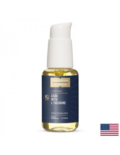 Стрес, безсъние, тревожност - ГАБА и Л-теанин за спокоен ум Течна липозомна формула с висока абсорбция 50 ml