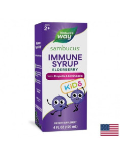 Самбукус Имун сироп за деца с черен бъз, ехинацея и прополис Sambucus Immune Syrup for Kids 120 ml