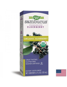 Самбукус Оргáник сироп с черен бъз Sambucus Organic Syrup 120 ml