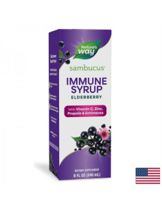 Самбукус Имун сироп с черен бъз, ехинацея, прополис, вит. С - цинк Sambucus Immune Syrup 240 ml