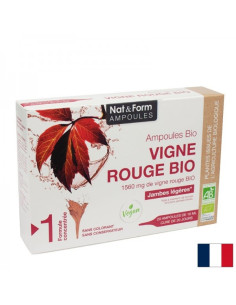 Защита на кръвоносните съдове Червени лозови листа Био 20 ампули