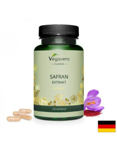 Стрес и добро настроение Шафран екстракт 120 капсули, 100- Vegan